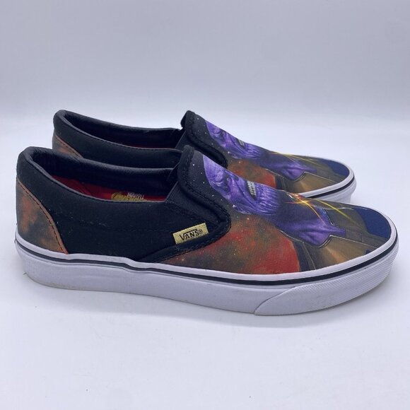 VANS x Marvel Avengers Classic Slip-On Infinity War Thanos Men's 8 Women's 9.5 - Picture 5 of 15